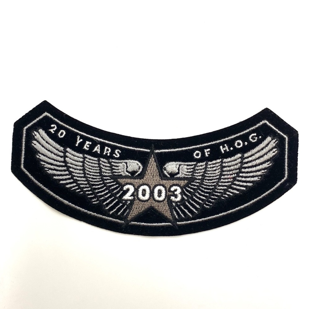 2003 Harley Davidson Harley Owners Group (HOG) Patch - 20th Anniversary